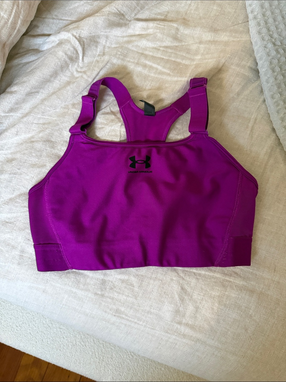 Under Armour Women's Magenta Racerback Sports Bra